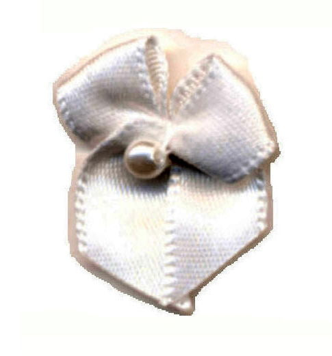 BOWP029 - SCATTER BOW WITH PEARL 029 WHITE