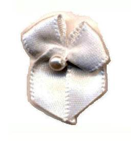 BOWP029 - SCATTER BOW WITH PEARL 029 WHITE