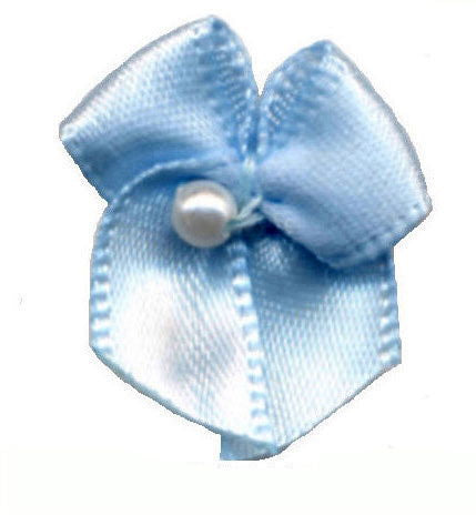 BOWP305 - SCATTER BOW WITH PEARL 305 LT BLUE