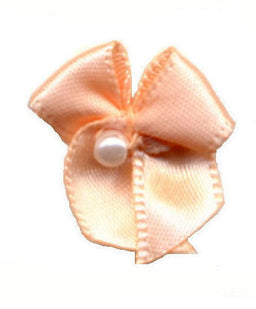 BOWP714 - SCATTER BOW WITH PEARL 714 P PEACH