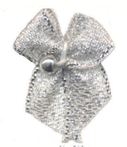 BOWPS - SCATTER BOW GOLD BEAD SILVER LUREX