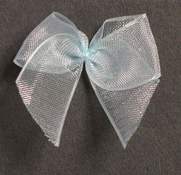 BOWS305 - SHEER RIBBON BOW 305 PALE BLUE