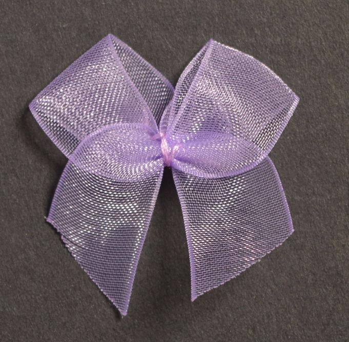BOWS430 - SHEER RIBBON BOW 430 LT ORCHID