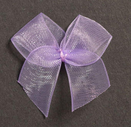 BOWS430 - SHEER RIBBON BOW 430 LT ORCHID