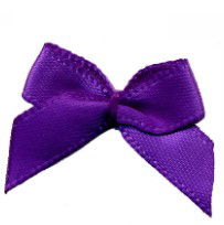 BSB465 - --BABY SCATTER BOW 465 PURPLE
