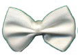 BT000 - --RIBBON BOWTIE 000 OFF WHITE