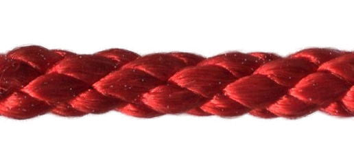 BT15693-306 - BRIT TRIM CREPE CORD 6mm 306 RED