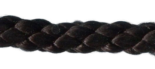 BT15693-5700 - BRIT TRIM CREPE CORD 6mm 5700 BLACK