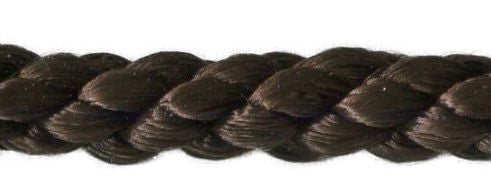 BT15693-E19 - BRIT TRIM CREPE CORD 6mm  E19  DK BROWN