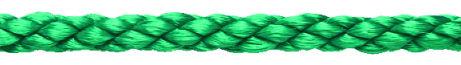 BT15699-9601 - BRIT TRIM LACING CORD 3mm 9601 DK GREEN