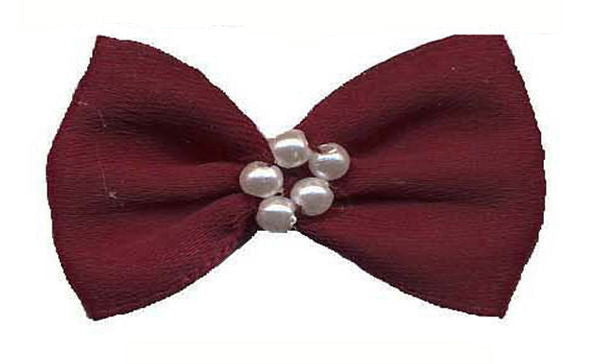 BTP275 - RIBBON BOWTIE & PEARL 275 WINE