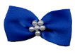 BTP350 - --RIBBON BOWTIE & PEARL 350 ROYAL BLUE