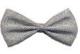 BTS - RIBBON BOWTIE SILVER LUREX