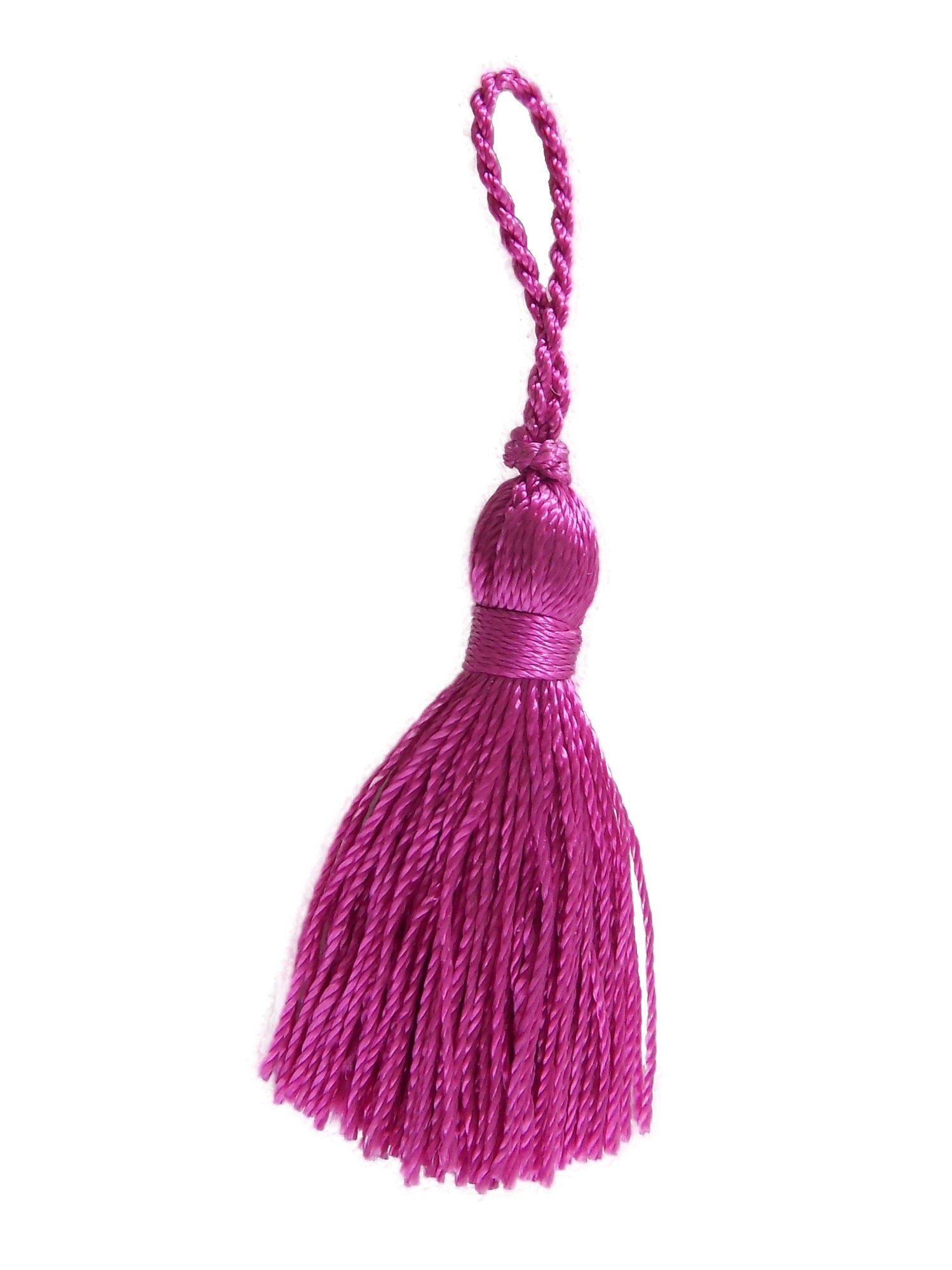 BTTA13 HOT PINK 4cm TASSEL PACK OF 8