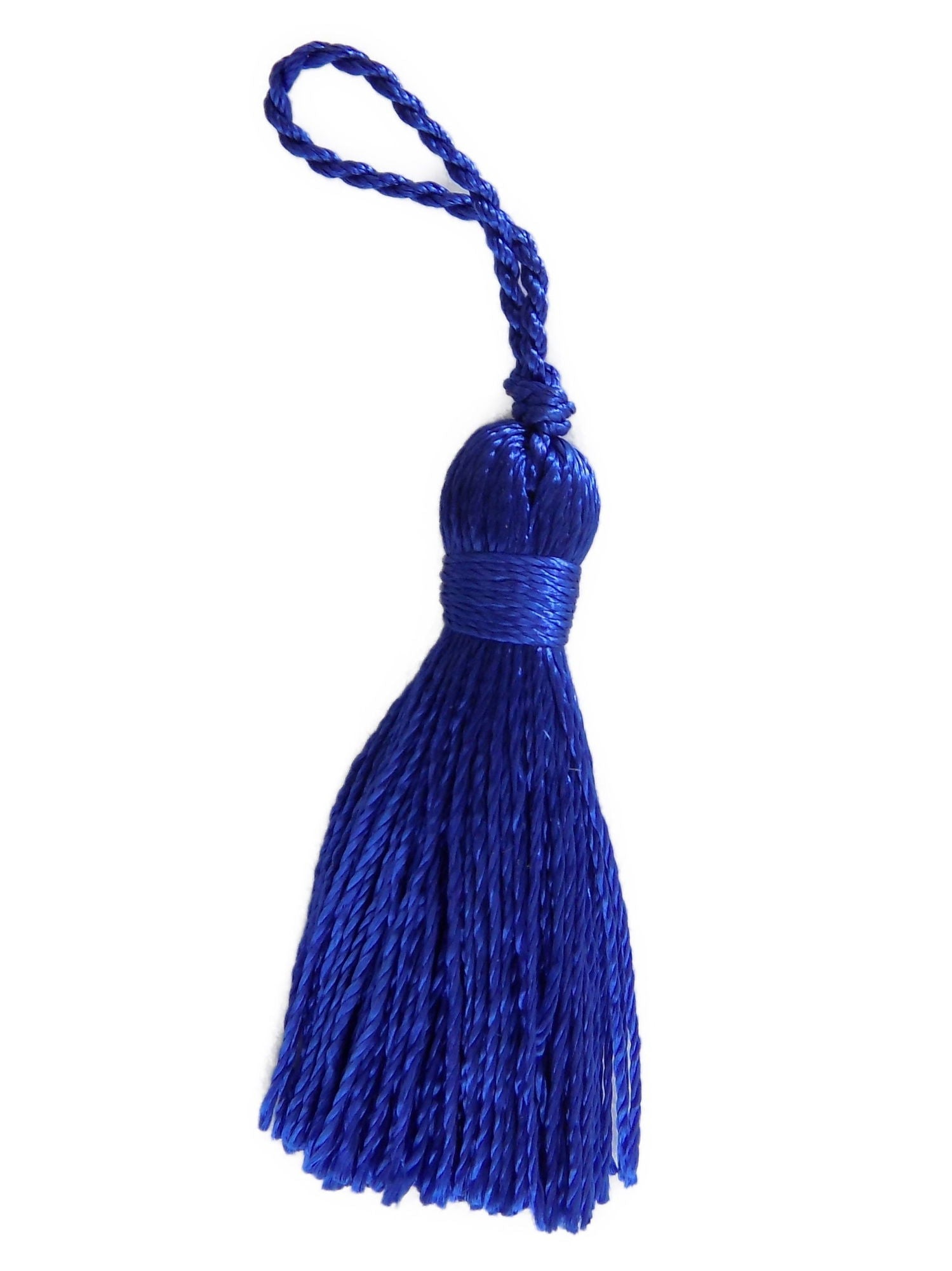BTTA14 COBALT 4cm TASSEL PACK OF 8