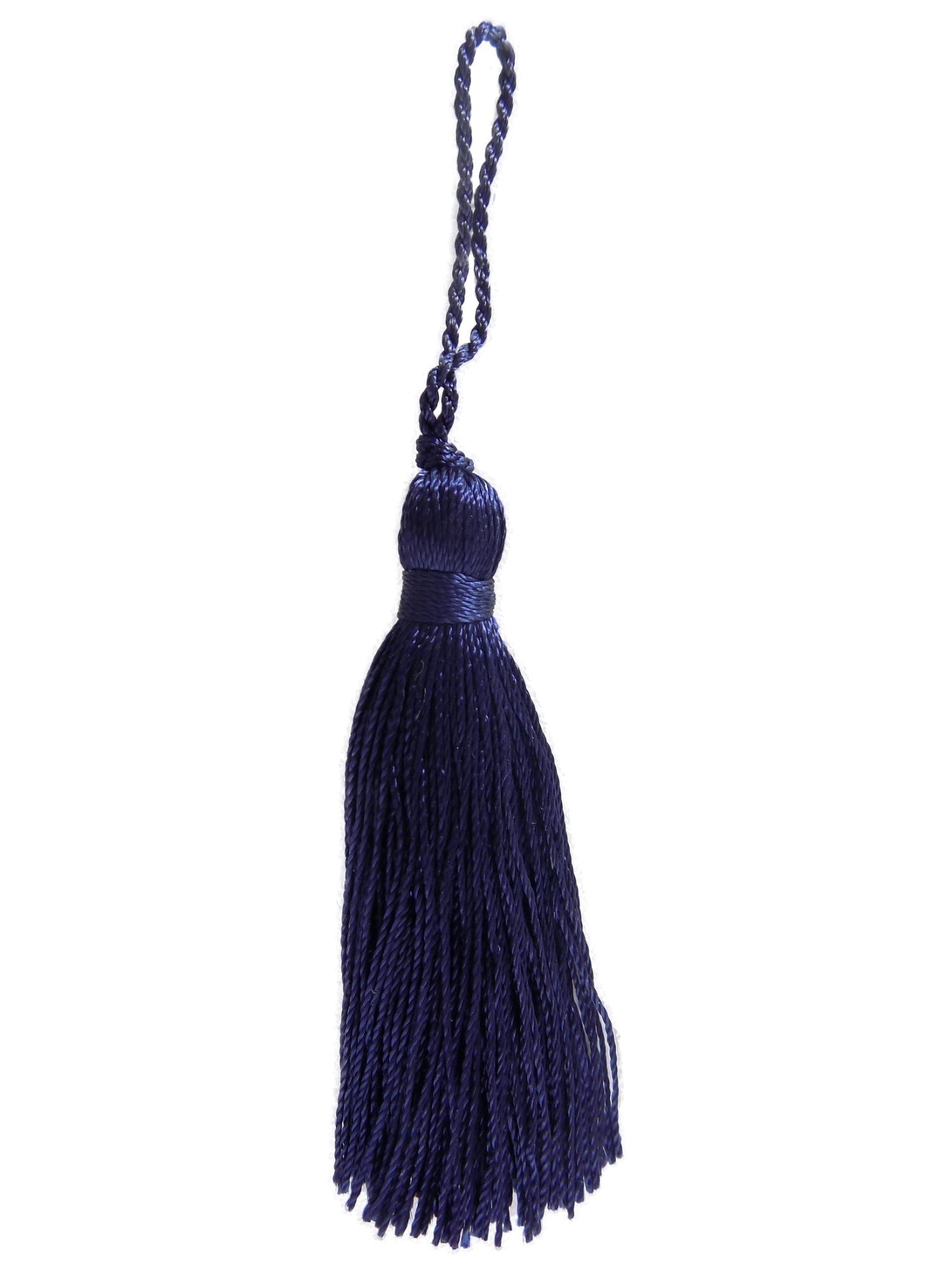 BTTA16 NAVY 6cm TASSEL PACK OF 8