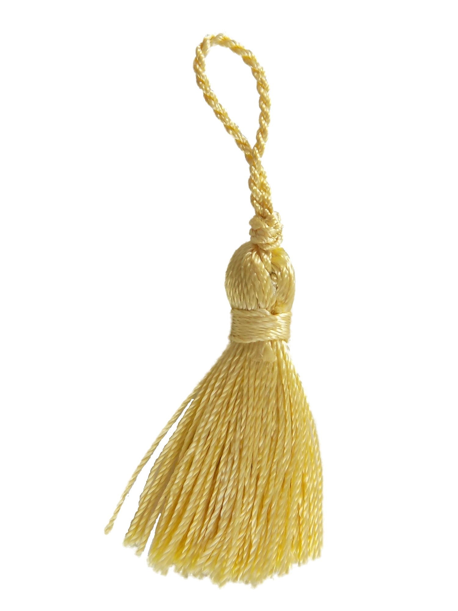 BTTA7 YELLOW 4cm TASSEL PACK OF 8