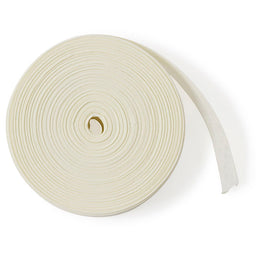 CB25-03 - COTTON BIAS BINDING 25mm NATURAL x 25m ROLL