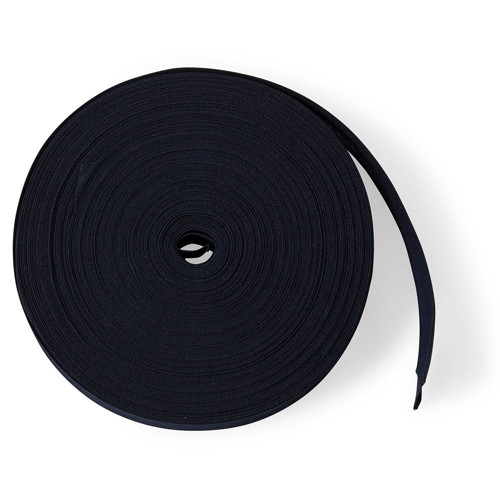 CB25-09 - COTTON BIAS BINDING 25mm NAVY x 25m ROLL