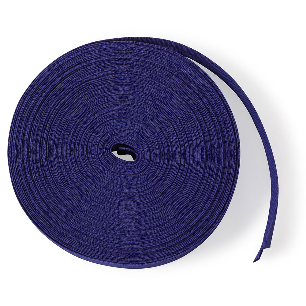 CB25-10 - COTTON BIAS BINDING 25mm ROYAL BLUE x 25m ROLL