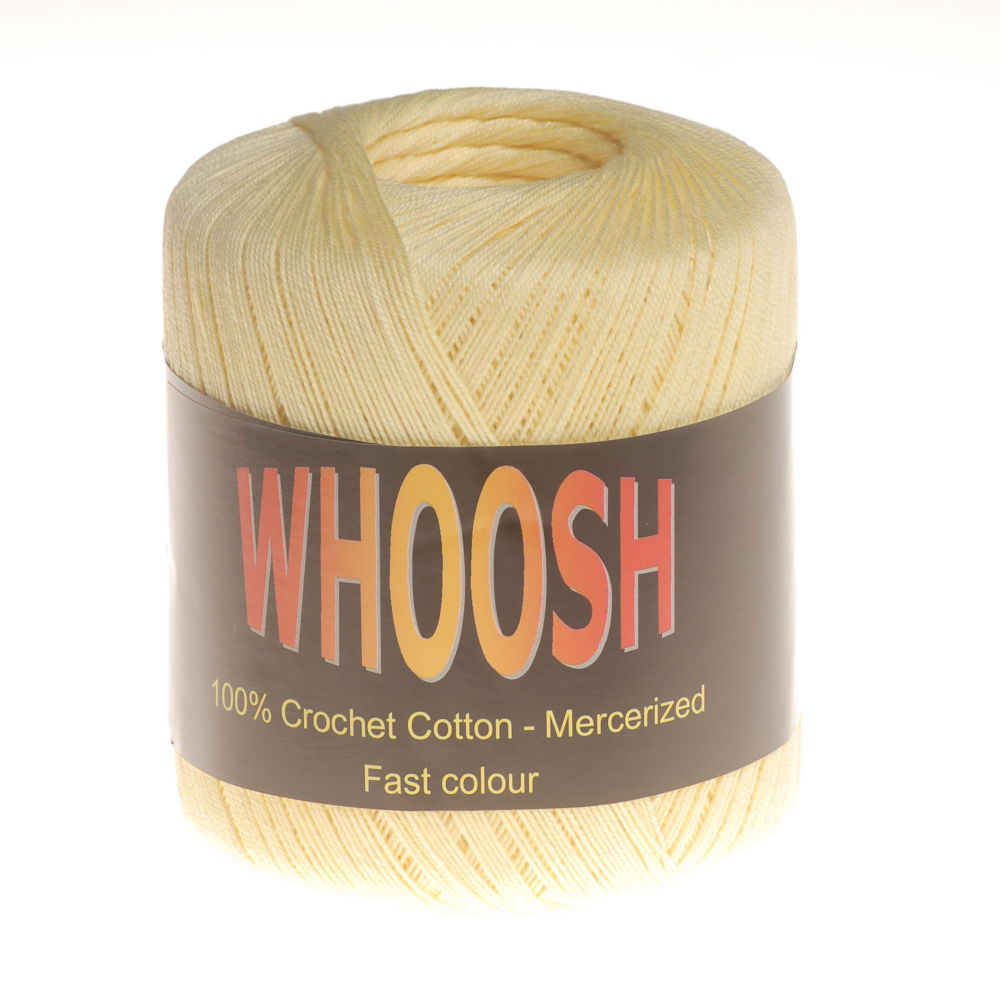 CC-SS480 - WHOOSH 100% CROCHET COTTON BIG BALL 5140 LEMON (366m 60g)