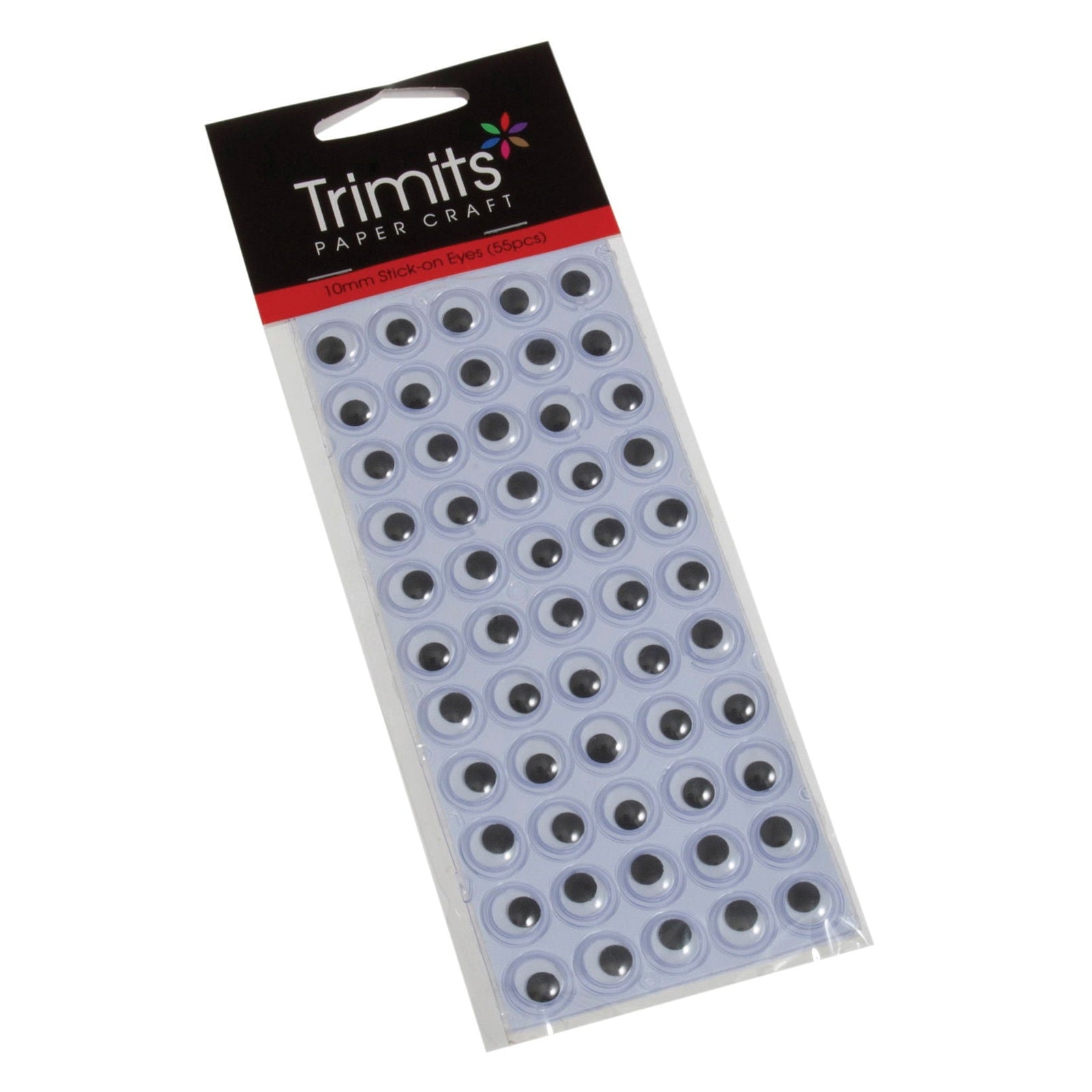 CC121 - PEEL & STICK EYES 10MM X 55