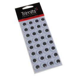 CC123 - PEEL & STICK EYES 15MM (32 PCS)