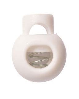 CE20-1 - CORD AND BALL(WITH METAL SPRING)COL1 WHITE **PK50**