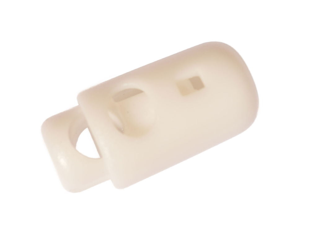 CE60-1 - MEDIUM PILLARBOX CORD END COL1 WHITE