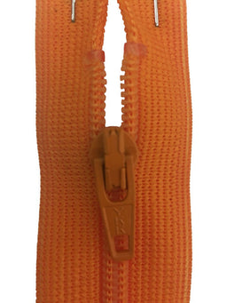 CF036-10-006 - YKK L/W OPEN END ZIP 10 inch 25 cm 006 TANGERINE