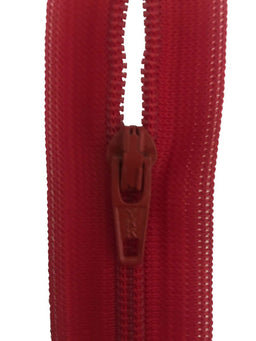 CF036-10-519 - YKK L/W OPEN END ZIP 10 inch 25 cm 519 RED