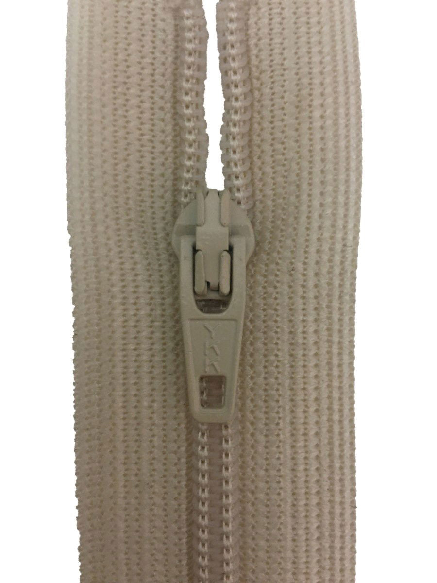CF036-12-572 - YKK L/W OPEN END ZIP 12 inch 30 cm 572 BEIGE
