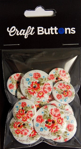 CFB002  **SEHLBACH CRAFT 18/25MM (15PCS) FLORAL