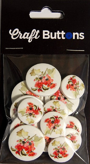 CFB009   **SEHLBACH CRAFT 18/25MM (15PCS) ROSE