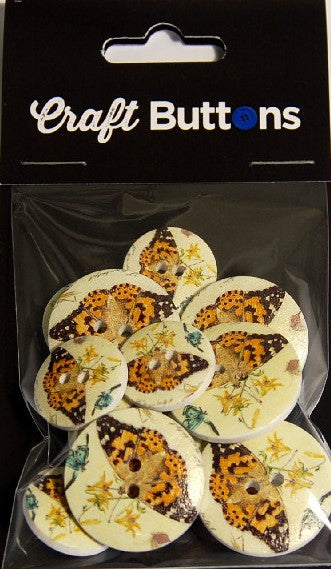 CFB016   **SEHLBACH CRAFT 18/25MM (15PCS)  BUTTERFLY