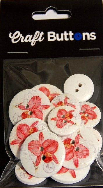 CFB018   **SEHLBACH CRAFT 18/25MM (15PCS)  FLORAL