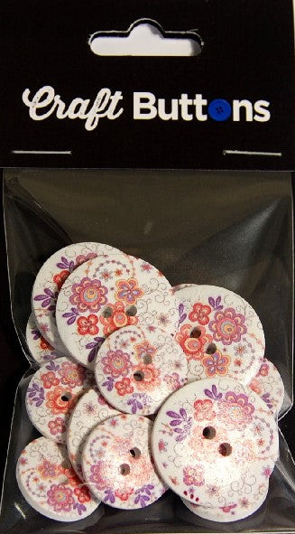 CFB020   **SEHLBACH CRAFT 18/25MM (15PCS)   FLORAL