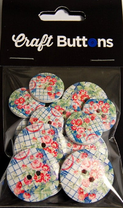 CFB021   **SEHLBACH CRAFT 18/25MM (15PCS)   FLORAL