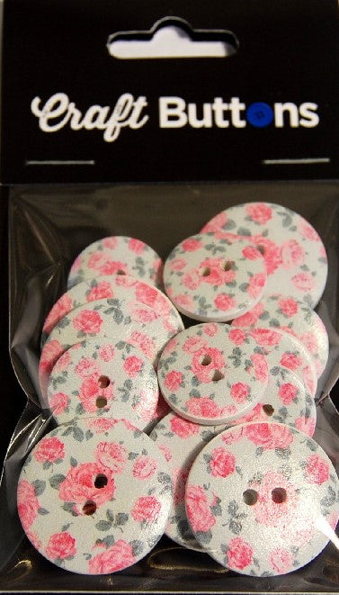 CFB024   **SEHLBACH CRAFT 18/25MM (15PCS)  ROSE