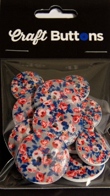 CFB031   **SEHLBACH CRAFT 18/25MM (15PCS)  ROSES