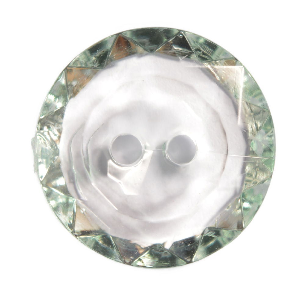 CG2-20-36 - FACETED ACRYLIC GLASS 2 HOLE SIZE 20 COL 36 MINT
