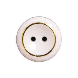 CG5-24 - WHITE FACET WITH GOLD RING SIZE 24