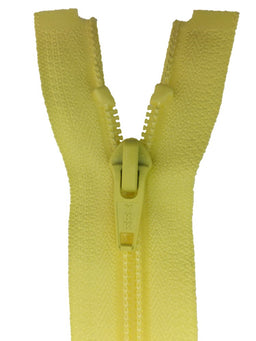CN056-10-503 - YKK MED/W OPEN END ZIP 10 inch 25 cm 503 YELLOW