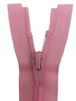 CN056-10-513 - YKK MED/W OPEN END ZIP 10 inch 25 cm 513 PINK