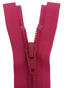 CN056-10-516 - YKK MED/W OPEN END ZIP 10 inch 25 cm 516 PINK
