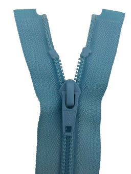CN056-10-905 - YKK MED/W OPEN END ZIP 10 inch 25 cm 905 PALE BLUE