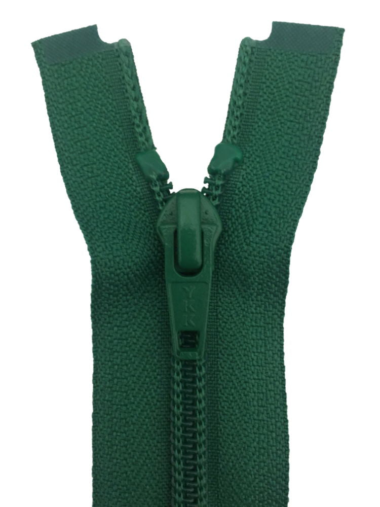 CN056-12-152 - YKK MED/W OPEN END ZIP 12 inch 30 cm 152 EMERALD