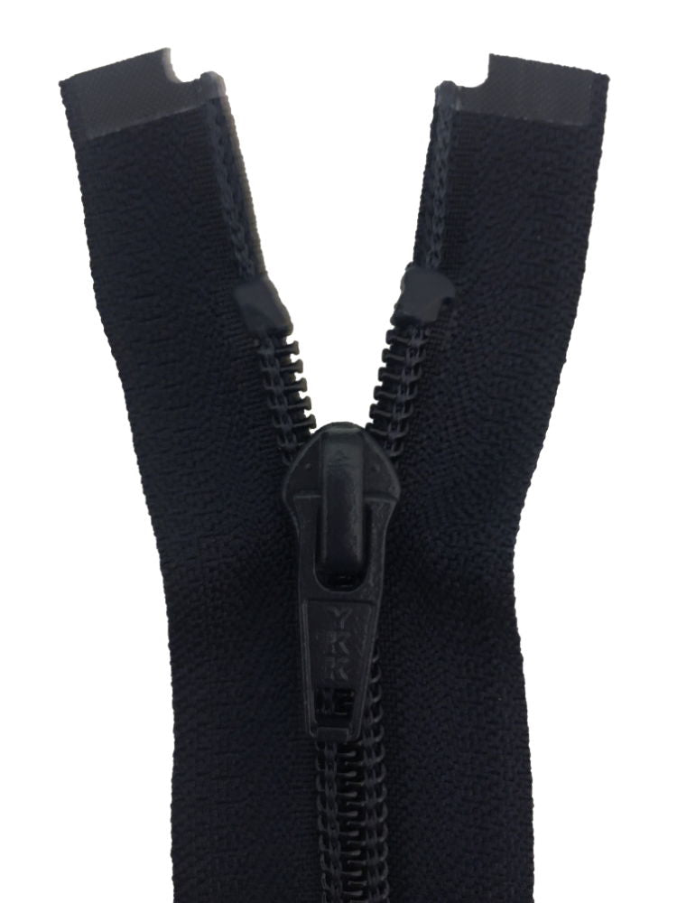 CN056-18-560 - YKK MED/W OPEN END ZIP 18 inch 46 cm 560 CHARCOAL