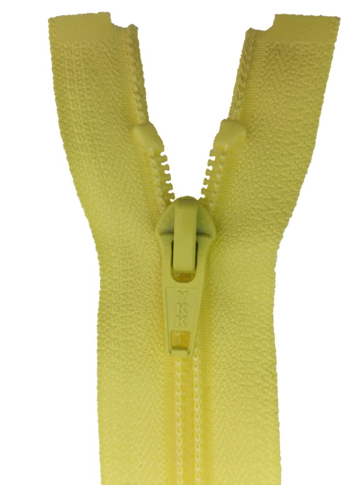 CN056-30-503 - YKK MED/W OPEN END ZIP 30 inch 76 cm 503 YELLOW