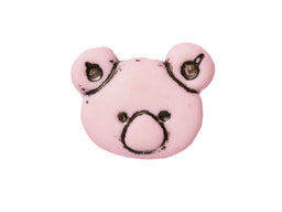 CN11-5 - BUTTONS- KOALA FACE(ETCHED) 5 PINK 24L